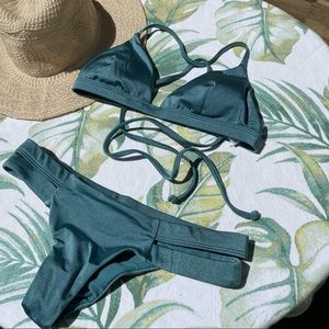 Billabong Crossback Bikini Set | Medium | Teal